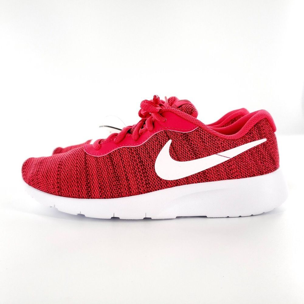 Nike Tanjun Athletic Running Training Shoes Youth Girls 6Y Rush Pink/White New